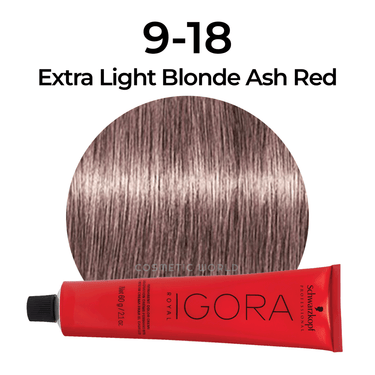 SCHWARZKOPF - IGORA ROYAL_Igora Royal Metallics 9 - 18 Extra Light Blonde Cendre Red_Cosmetic World